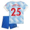 Officiële Voetbalshirt + Korte Broek Manchester United Jadon Sancho 25 Uit 2021-22 - Kids